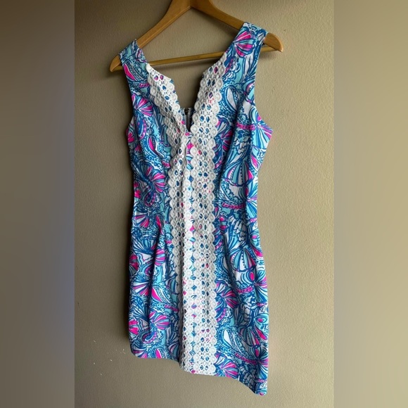 Lilly Pulitzer 20th Anniversary Collection Women’s mini Floral Dress Size 4 - Picture 3 of 11